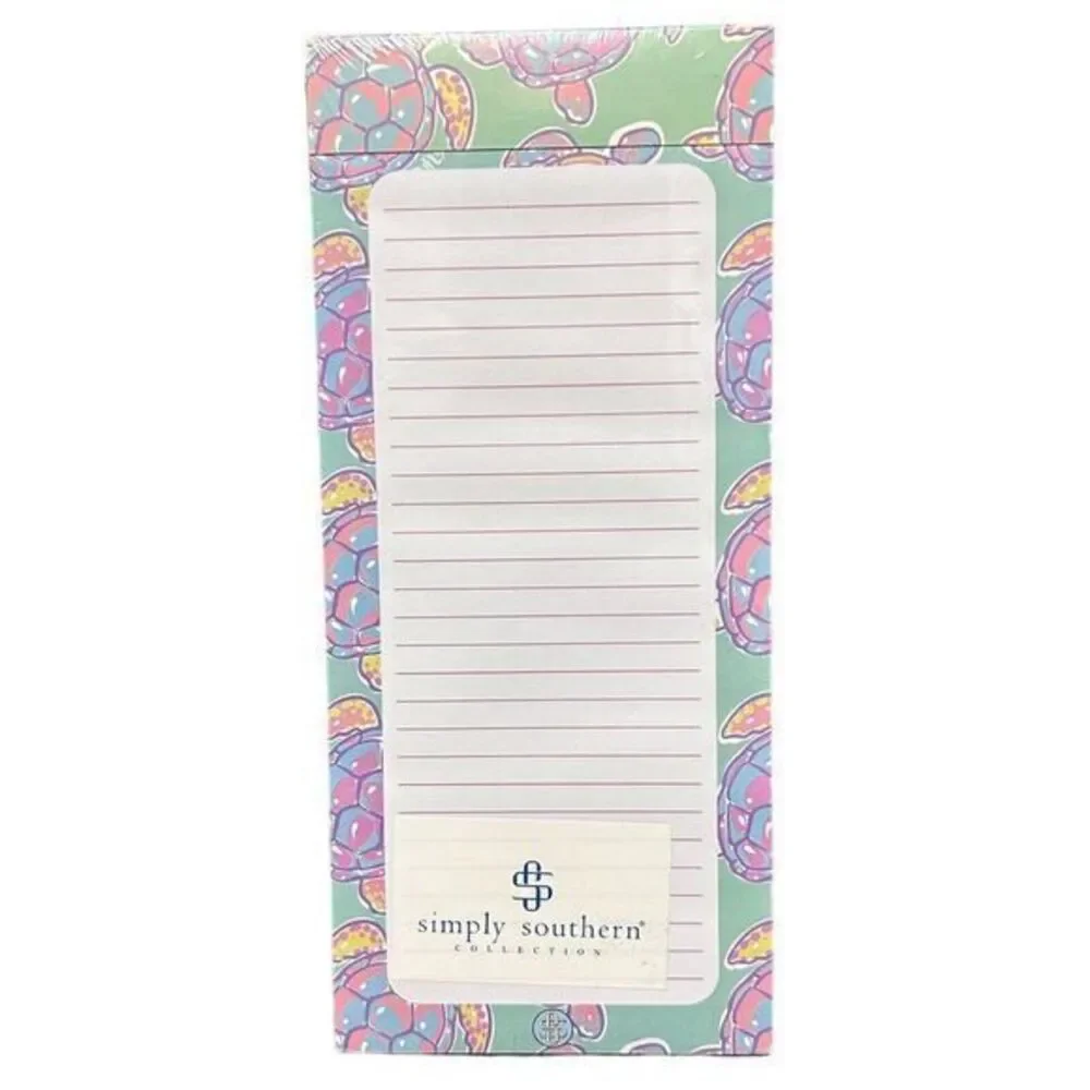 NWT‎ Simply Southern Turtle Design 50 Page Magnetic Note Pad